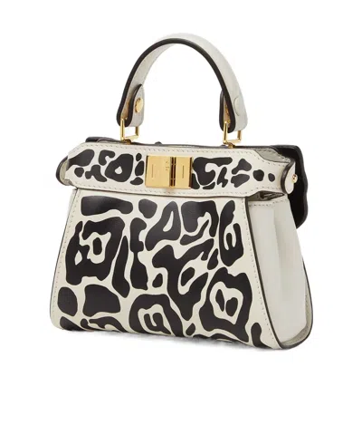 Fendi Nano Peekaboo Shoulder Bag In Multi