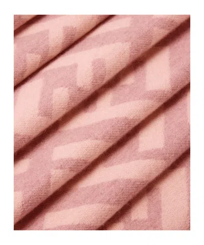 Fendi Ff Scarf In Pink