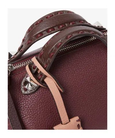 Fendi By The Way Selleria Mini Shoulder Bag In Red