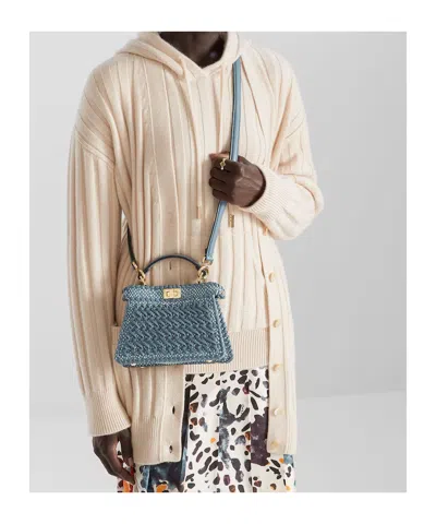 Fendi Peekaboo Iseeu Petite In Blue