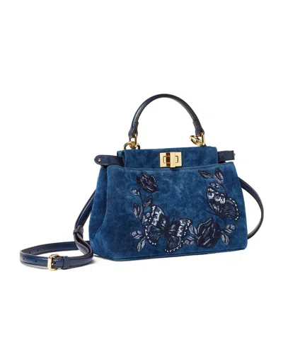 Fendi Peekaboo Mini In Blue