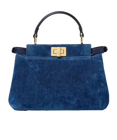 Fendi Peekaboo Mini In Blue