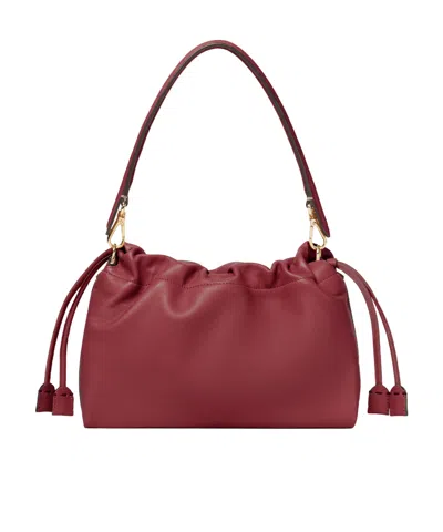 Fendi Medium Mamma Baguette Ff-buckle Tote Bag In Red