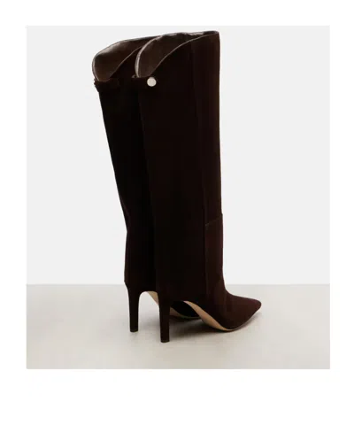 Jimmy Choo Pointed-toe Boots In Brown