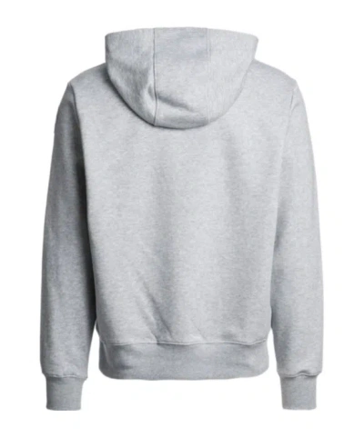 Parajumpers Everest Hooded Sweatshirt Kangaroo Pocket In Gray