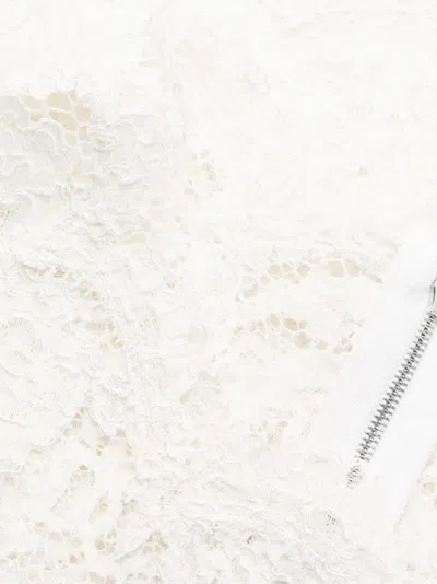 Dolce & Gabbana Lace Dress In White