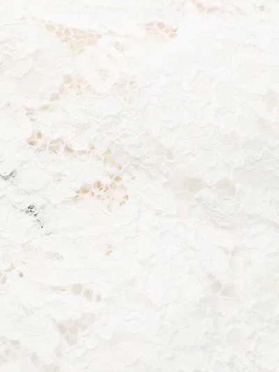 Dolce & Gabbana Lace Dress In White