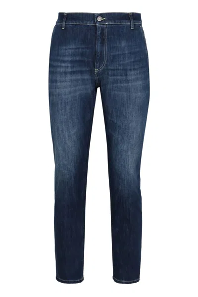 Dondup Stretch Skinny Jeans In Blue