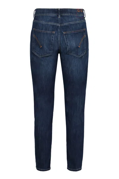 Dondup Stretch Skinny Jeans In Blue