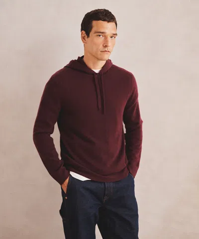 Naadam Signature Cashmere Hoodie In Burgundy