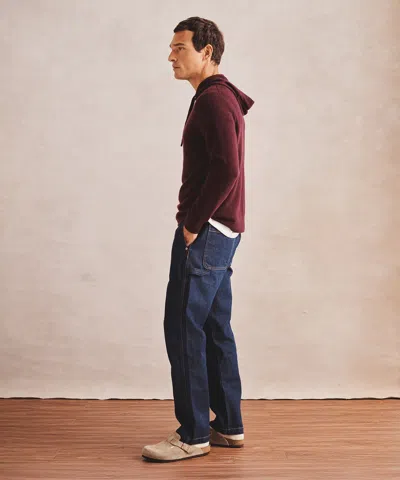 Naadam Signature Cashmere Hoodie In Burgundy