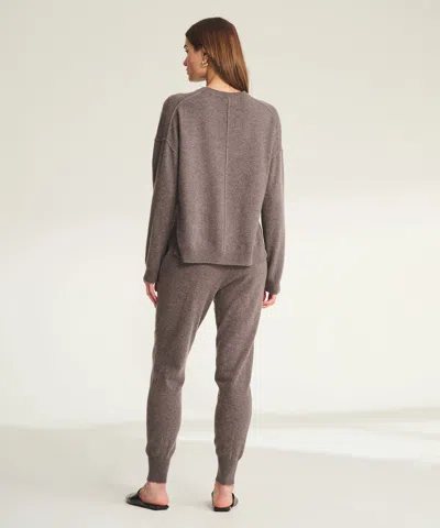 Naadam Signature Cashmere Jogger In Gray