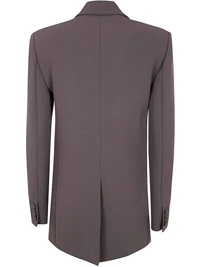 Drhope Over Double Breasted Coat In Animal Print