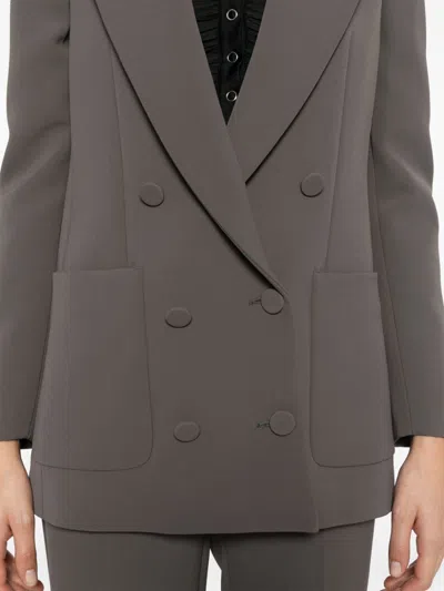 Drhope Over Double Breasted Coat In Animal Print