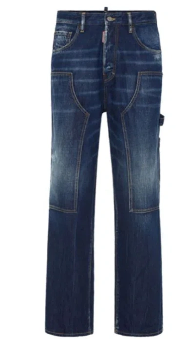 Dsquared2 Trousers In Blue