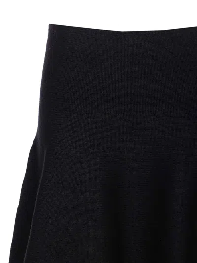 Alaïa Black A-line Skirt In Black