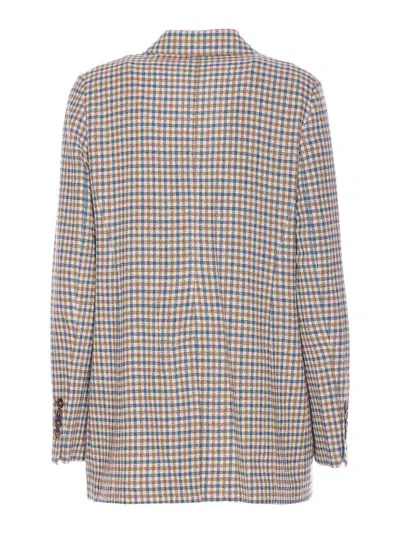 Circolo 1901 V-neck Jacket With Long Sleeves And Pockets In Pink