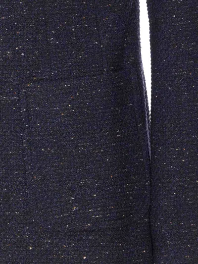 Circolo 1901 Tailored Jacket With Notch Lapel And Pockets In Blue