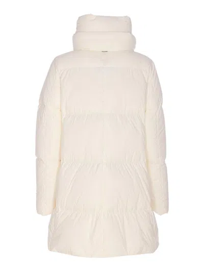 Herno A-shape Down Jacket In Neutral