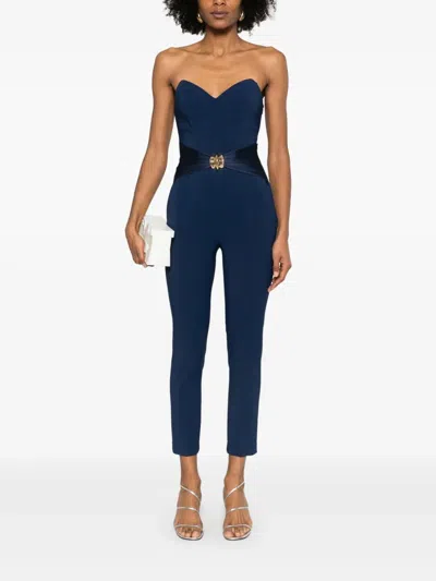 Elisabetta Franchi Classic Overall In Blue