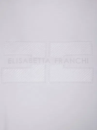 Elisabetta Franchi Classic T-shirt In White