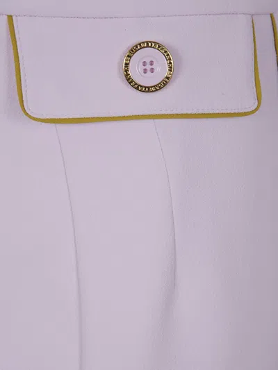 Elisabetta Franchi Crêpe Miniskirt In Purple
