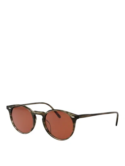 Oliver Peoples Oliver Sixties Sun Sunglasses In Brown