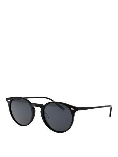 Oliver Peoples 1492r5 Nero Acetate Sunglasses In Black