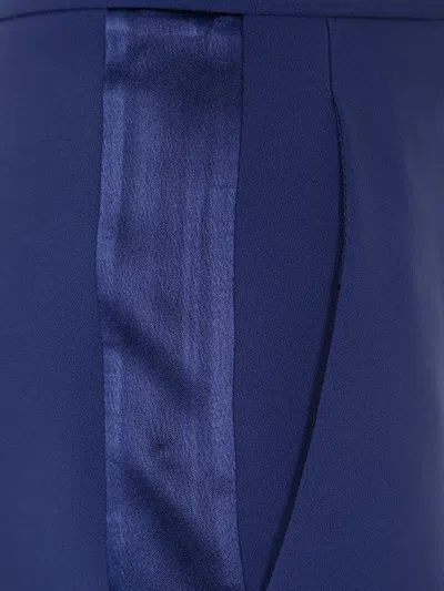 Elisabetta Franchi Pencil Midi Skirt In Blue