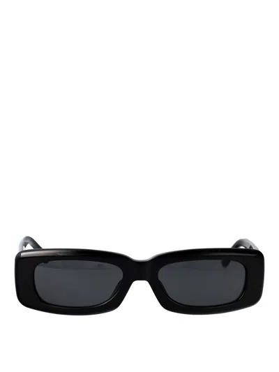 Attico Mini Marfa Sunglasses In Black