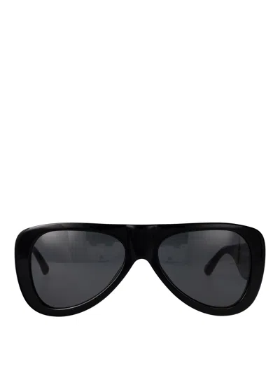 Attico Edie Sunglasses In Black