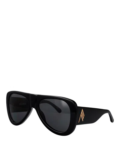 Attico Edie Sunglasses In Black
