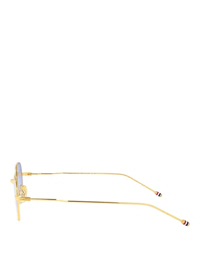 Thom Browne Sunglasses In Gold
