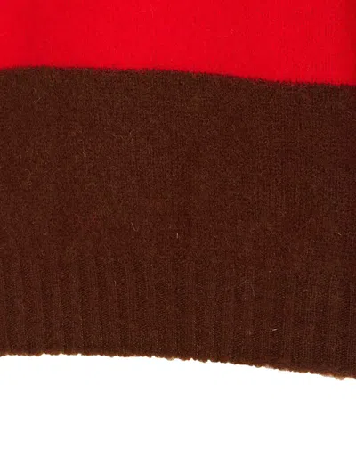 Howlin' Striped Crewneck Sweater Long Sleeves In Multi