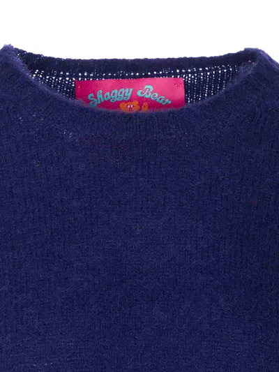 Howlin' Shaggy Bear Striped Knitwear In Blue