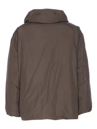 Lemaire Puffer Blouson With High Collar And Pockets In Multi