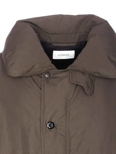Lemaire Puffer Blouson With High Collar And Pockets In Multi