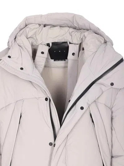 Jg1 Light Grey Outerwear Down Jacket In Neutral