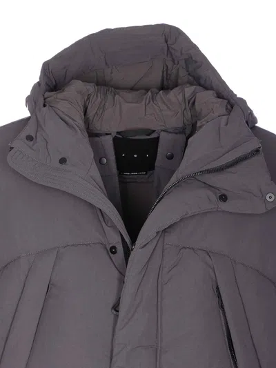 Jg1 Grey Outerwear Down Jacket In Gray