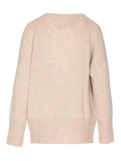 Lisa Yang Crew-neck Cashmere Sweater In Neutral