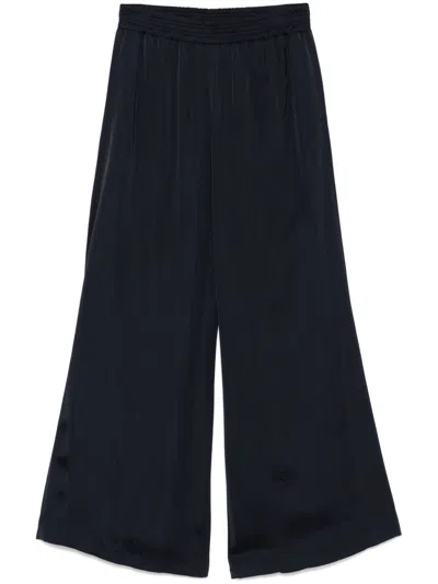 Fabiana Filippi Trousers Blue And Green In Blue