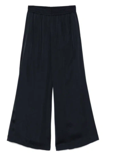 Fabiana Filippi Trousers Blue And Green In Blue
