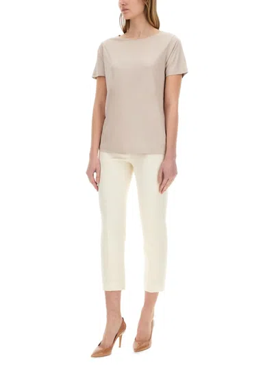 Fay Regular Fit Tshirt In Neutral