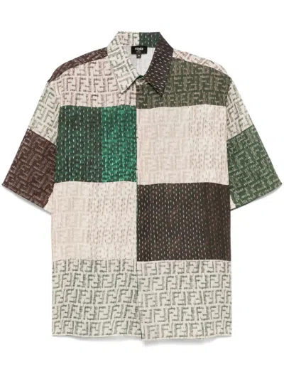 Fendi Camisa - Marrón In Multi