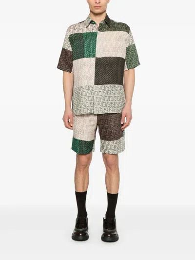Fendi Camisa - Marrón In Multi