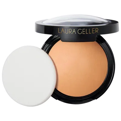 Laura Geller Double Take Full Coverage Baked Powder Foundation Golden Medium 0.35 Oz/10.0 G In Multi