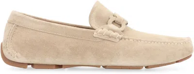 Ferragamo Suede Loafers In Animal Print