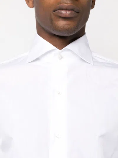 Finamore 1925 Finamore Napoli Cotton Shirt In White