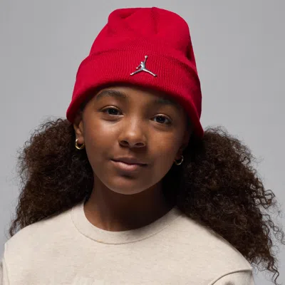 Jordan Dri-fit Big Kids' Beanie In Red