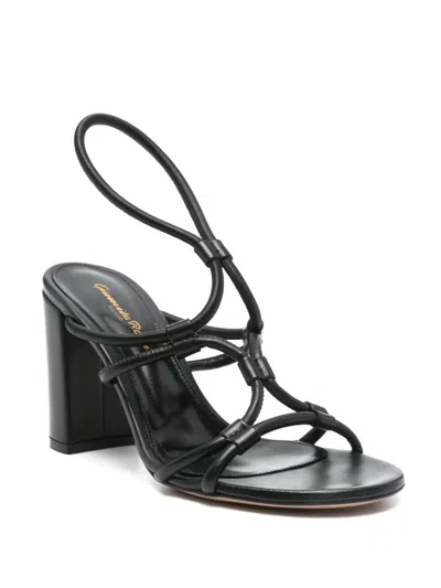 Gianvito Rossi Multi Way Strap Heeled Sandals 85 In Black